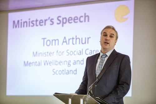 Image is of MSP Mr Tom Arthur